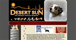 Desktop Screenshot of desertsunminis.com